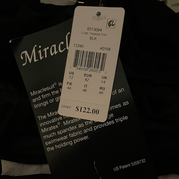 MiracleSuit Gold Rush Luxe Tankini Swim Top - Picture 6 of 6